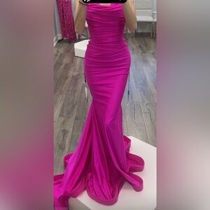 Vibrant Pink Maxi Dress